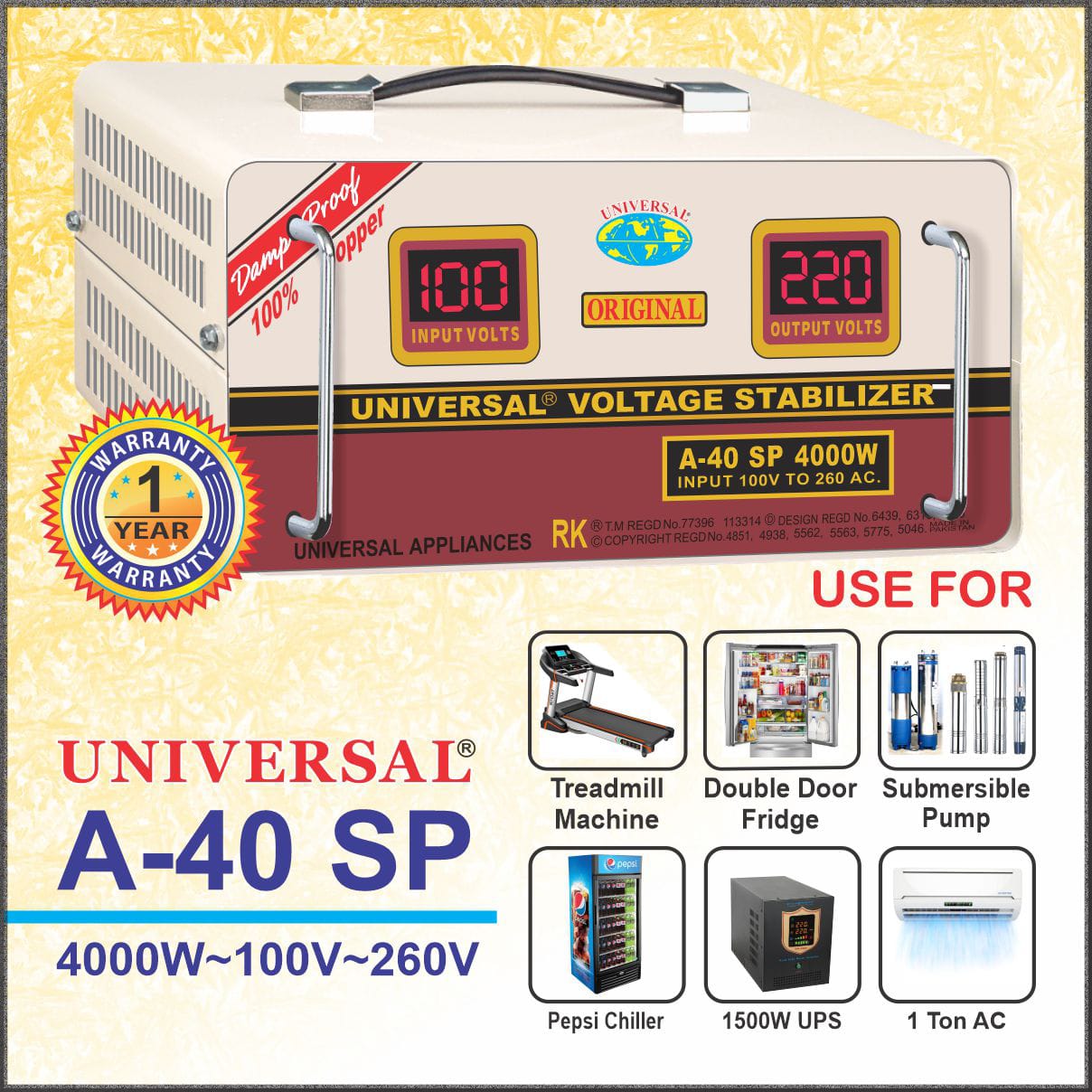Universal A-40-SP 4000 WATTS