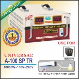 Universal Stabilizer A-100 SP(ENERGY SAVER) 10000 WATTS